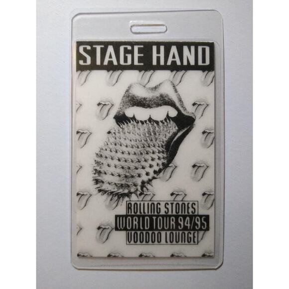 Rolling Stones Voodoo Lounge Laminated Concert Backstage Pass 1994 Classic Rock - Picture 2 of 3